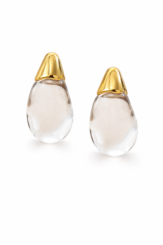 Crystal Dew Drop Earrings