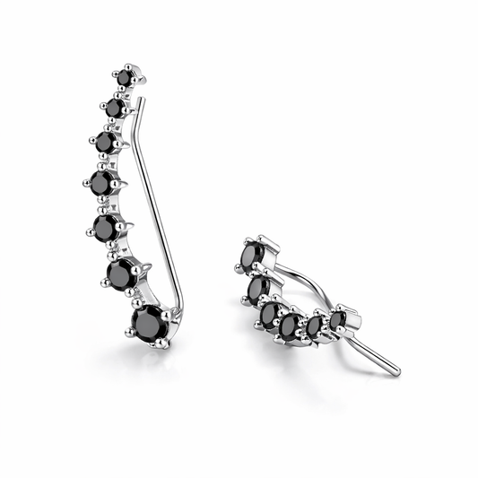 Midnight Crystal Ear Climbers